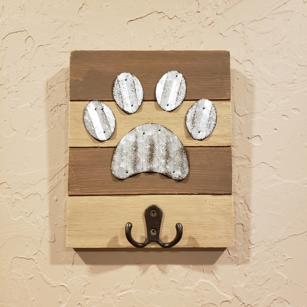 Paw Print Wall Dual Hook